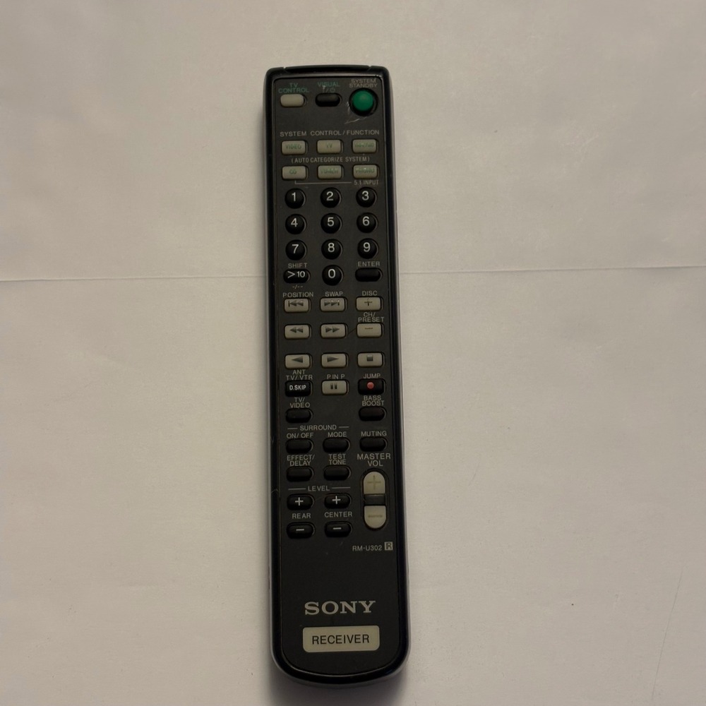 Sony Remote Control Receiver RM-U302 Black AV System Audio Controller